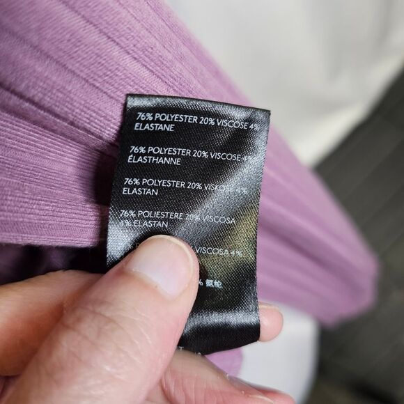 Urban Outfitters Purple Ribbed Notch Neck Top Size Small - Picture 10 of 12